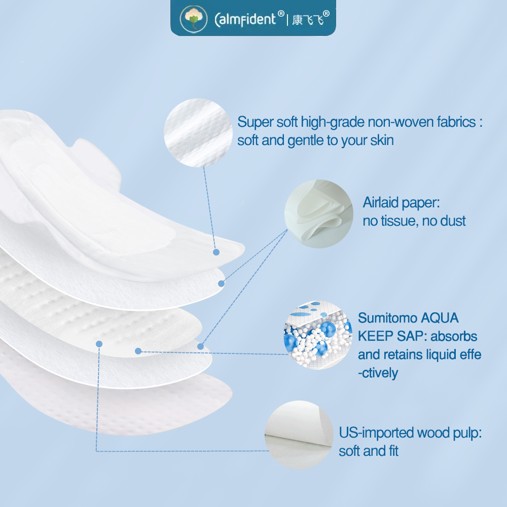 Calmfident Day Use *Sensitive Skin Series* Sanitary Napkin Pads 245mm (10pcs)
