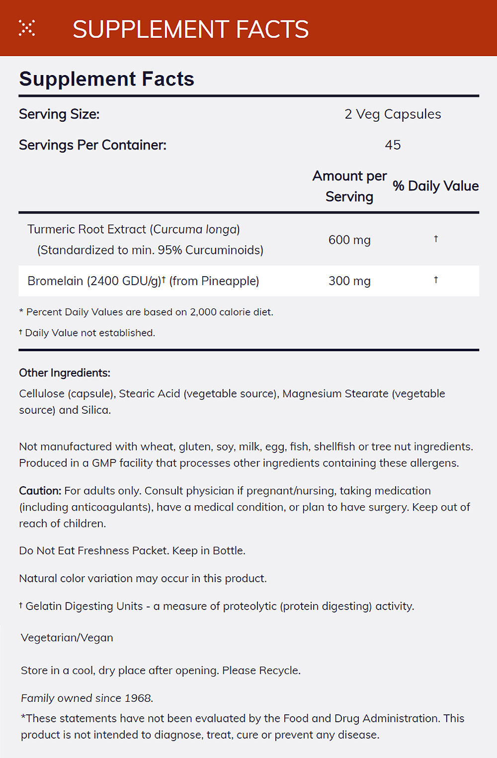NOW Supplements, Turmeric & Bromelain (Standardized Turmeric Extract) with Bromelain 2400 GDU/g, 90 Veg Capsules