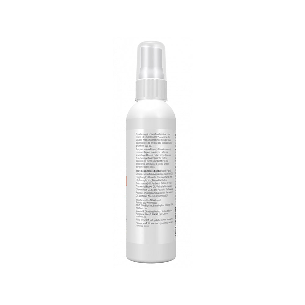 NOW Essential Oils, Blissful Balance™ Aroma Mist featuring Balancing Pure Essential Oils 4oz (118ml)