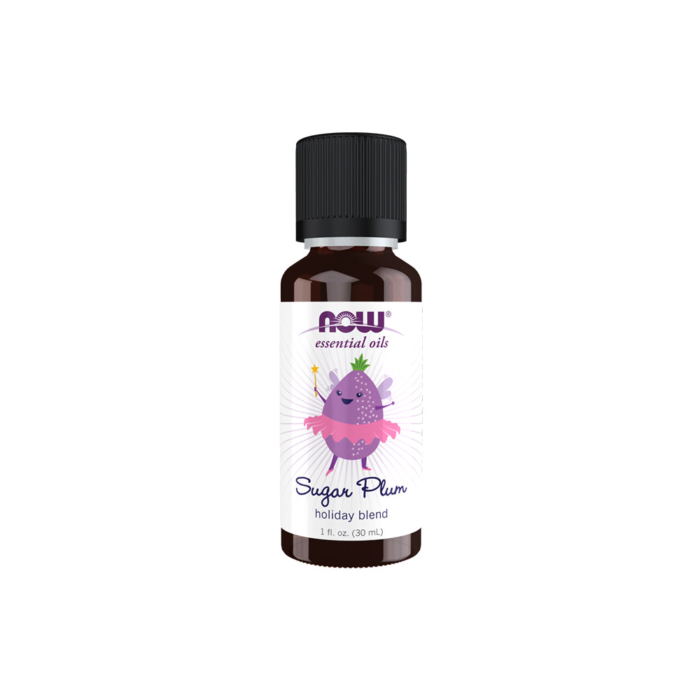 NOW Essential Oils, Sugar Plum Oil Blend, 1 fl. oz. (30 ml)