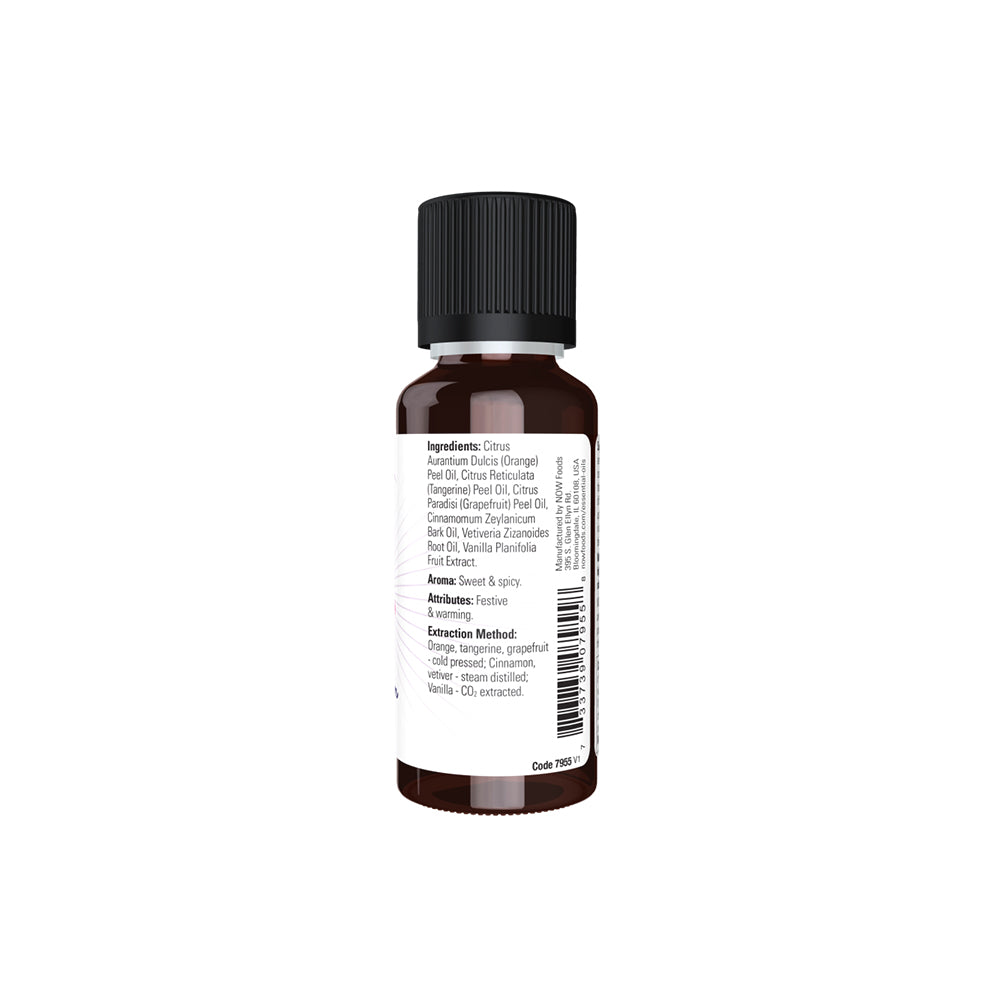 NOW Essential Oils, Sugar Plum Oil Blend, 1 fl. oz. (30 ml)