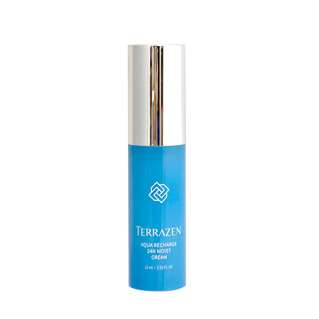 TERRAZEN AQUA RECHARGE 24H MOIST CREAM(50ml / 15ml) 24Hr lasting hydration - Dual Biotics, Hyaluronic Acids for ultimate hydration and nourishment