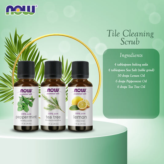 Tile Cleaning Scrub  - Lemon, Peppermint, Tea Tree