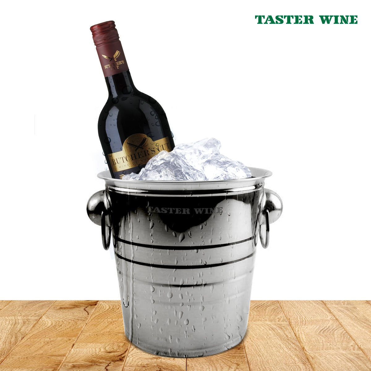 (Taster Wine) Stainless Steel Ice Bucket 3L
