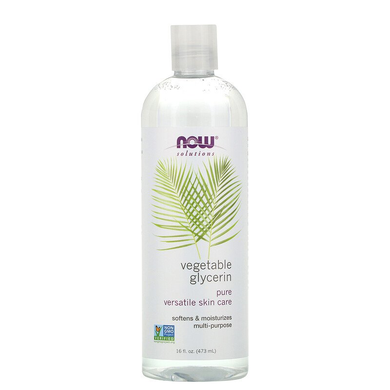 NOW Solutions, Vegetable Glycerin, 100% Pure, Versatile Skin Care, Softening and Moisturizing, 16-Ounce (473 ml) - Bloom Concept Malaysia