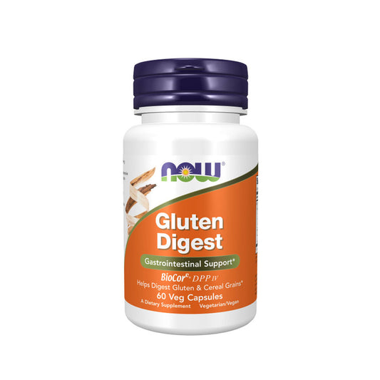 NOW Supplements, Gluten Digest with BioCore DPP IV, Gastrointestinal Support, 60 Veg Capsules