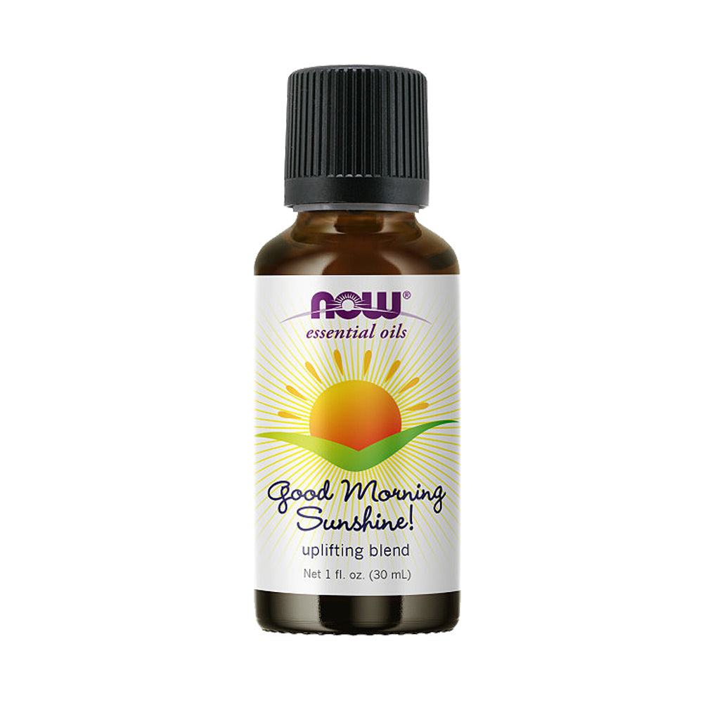 NOW Essential Oils, Good Morning Sunshine Aromatherapy Blend, Soothing Aromatherapy Scent, Blend of Pure Essential Oils, Vegan, Child Resistant Cap, 1-Ounce (30ml) - Bloom Concept Malaysia