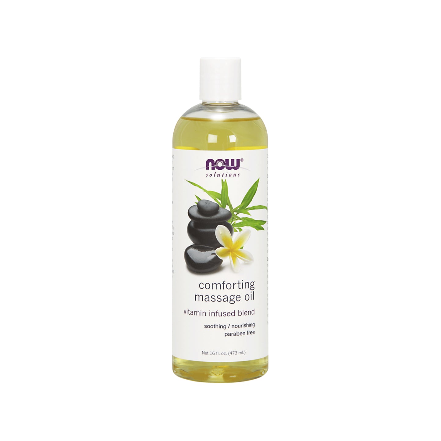 NOW Solutions, Comforting Massage Oil, Vitamin Infused Blend, Soothing and Nourishing, 16-Ounce (473 ml) - Bloom Concept Malaysia