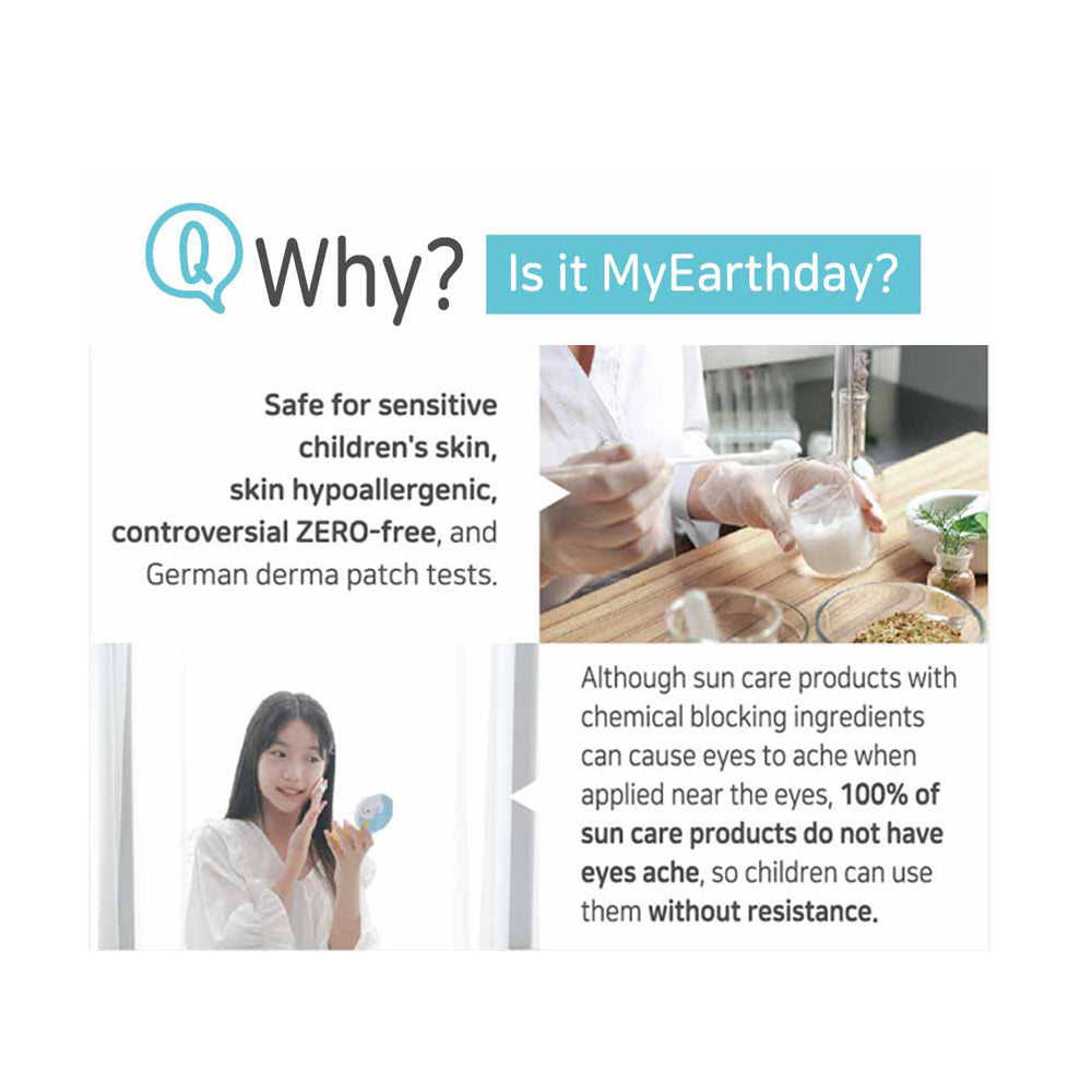 MyEarthday Pure Calming Sun Cushion formulated for Baby & Kids 15g