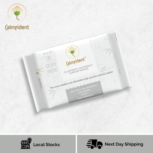 Calmfident Day Use *Lightweight* Sanitary Napkin Pads 245mm (10pcs)