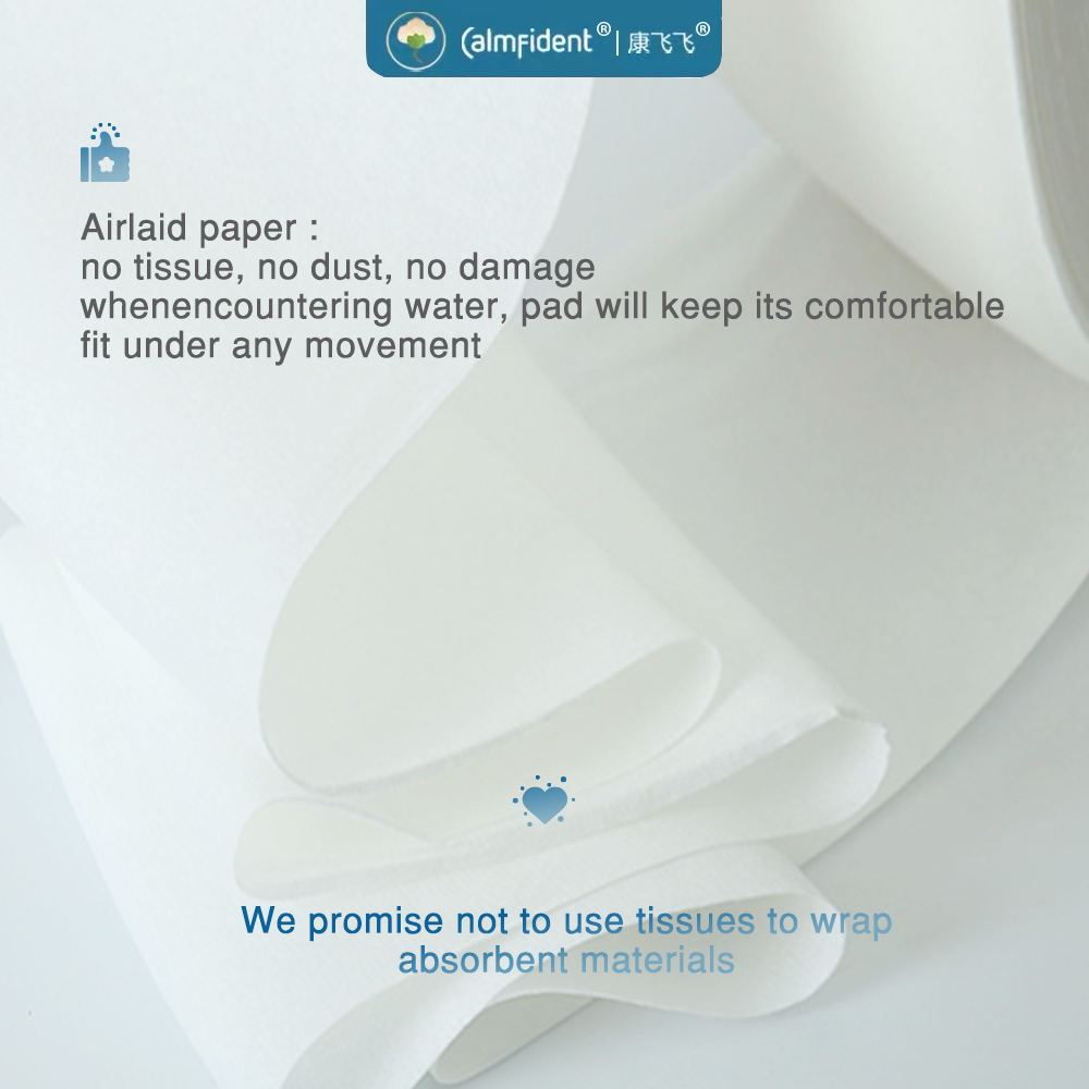 Calmfident Day Use Sensitive Skin Series Sanitary Napkin Pads 245mm (10pcs) Blue