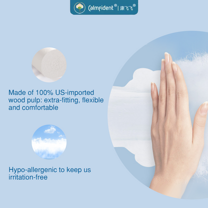 Calmfident Day Use Sensitive Skin Series Sanitary Napkin Pads 245mm (10pcs) Blue