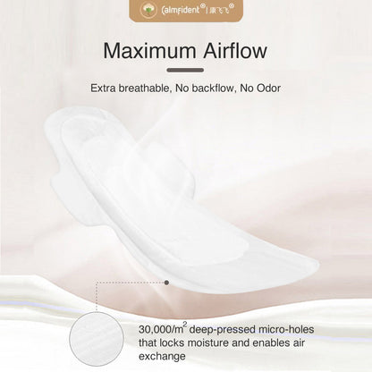 Calmfident Day Use Ultra-Thin Super Absorbent Sanitary Napkin Pads 245mm (10pcs) Orange