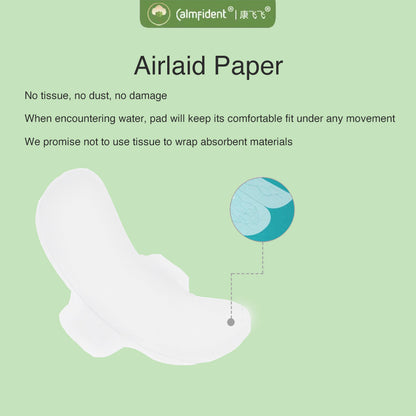 Calmfident Night Use Ultra-Thin Super Absorbent Sanitary Napkin Pads 285mm (10pcs) Green