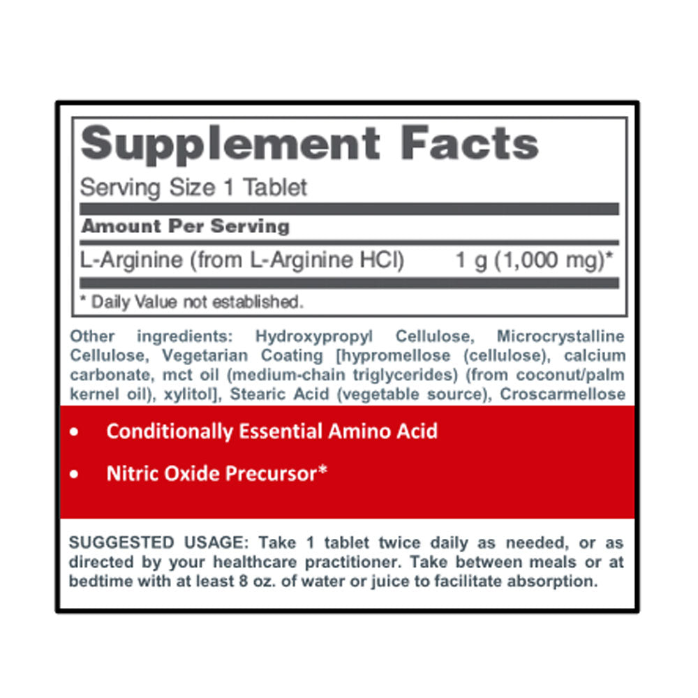 Protocol for Life Balance, L-Arginine, 1,000 mg, 120 Tablets