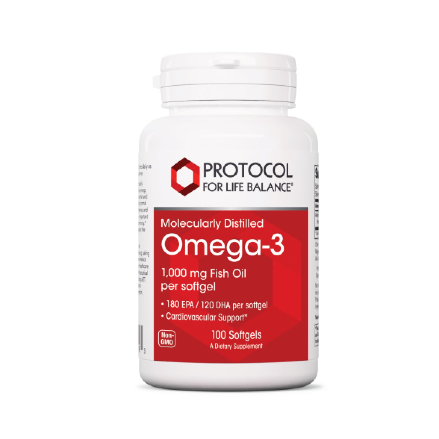 Protocol for Life Balance, Omega-3 1,000 mg Fish Oil, 100 Softgels