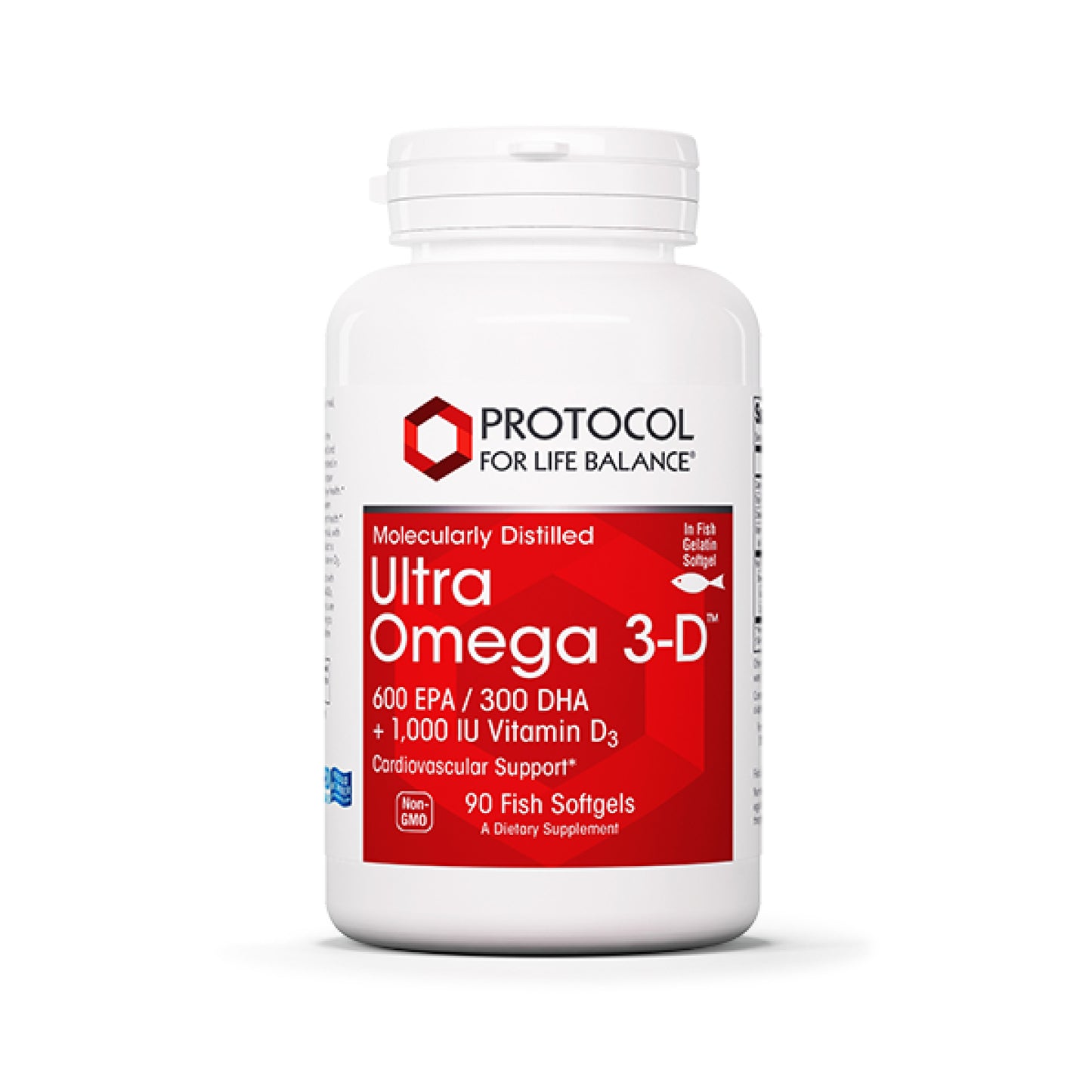 Protocol for Life Balance, Ultra Omega 3-D , 90 Fish Softgels