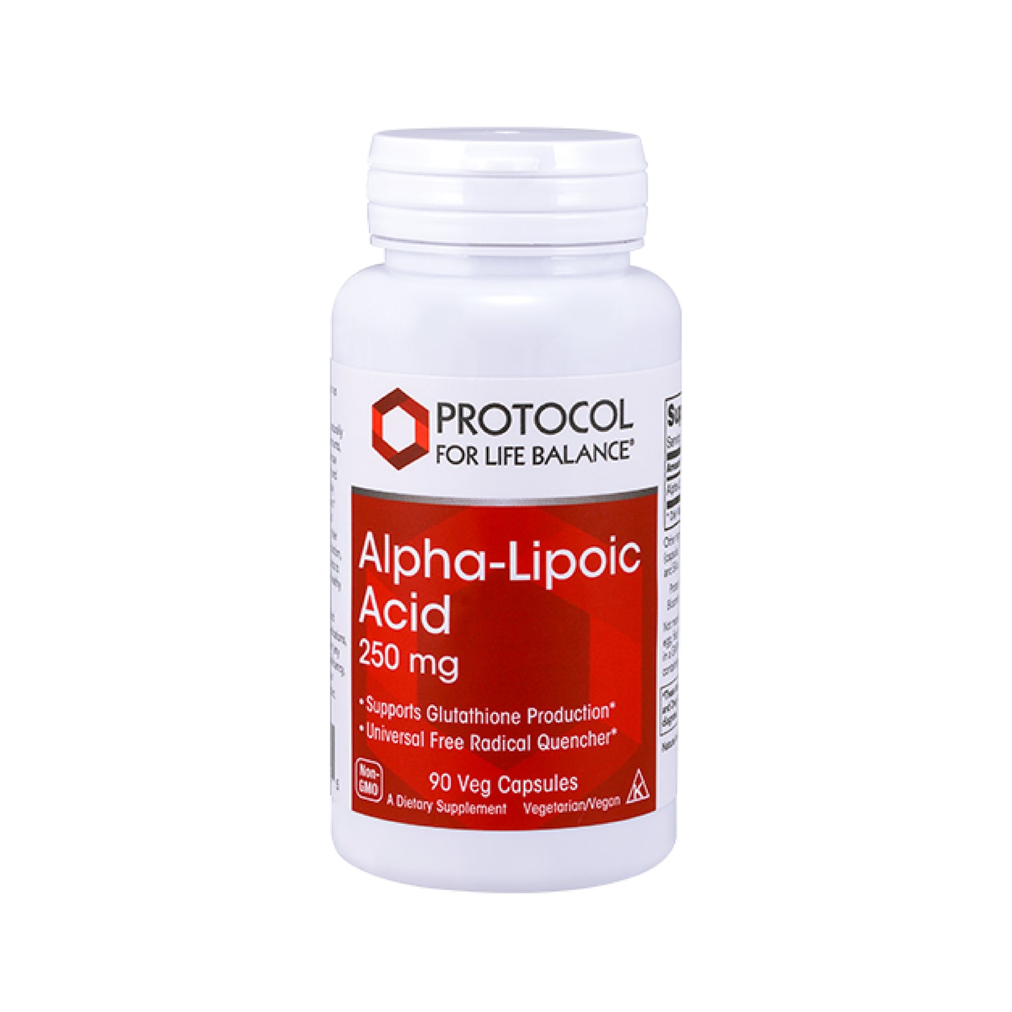 Protocol for Life Balance, Alpha-Lipoic Acid, 250 mg, 90 Veg Capsules
