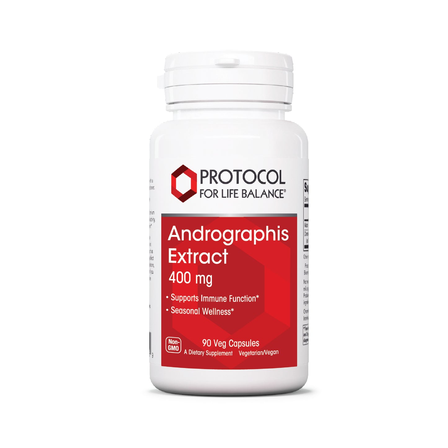 Protocol for Life Balance, Andrographis Extract 400 mg, 90 Veg Capsules