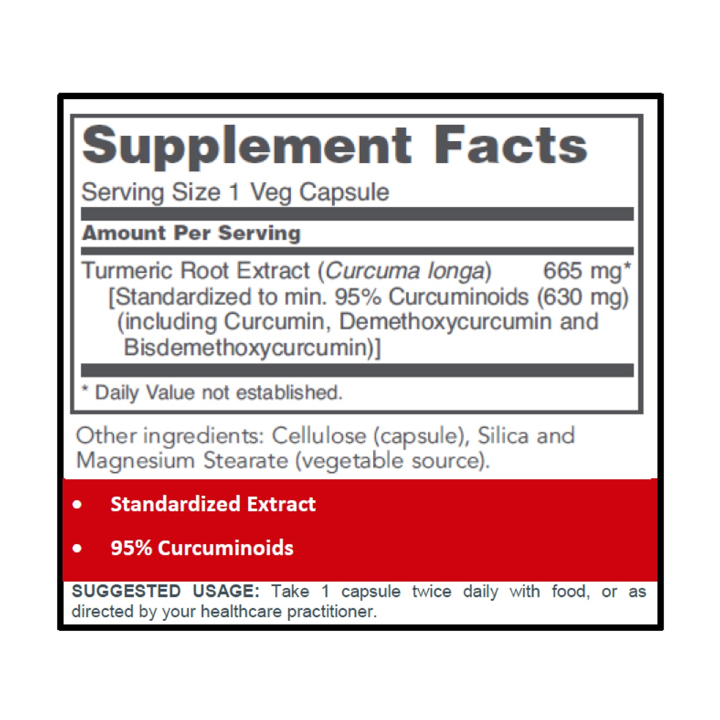 Protocol for Life Balance, Curcumin, Turmeric Root Extract, 665 mg, 60 Veg Capsules