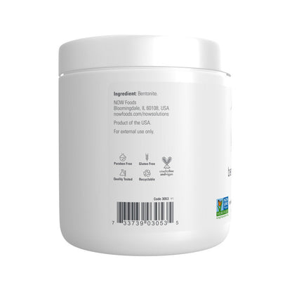 NOW Solutions, Bentonite Clay Powder, pure for face & body / deep cleaning - 11 oz