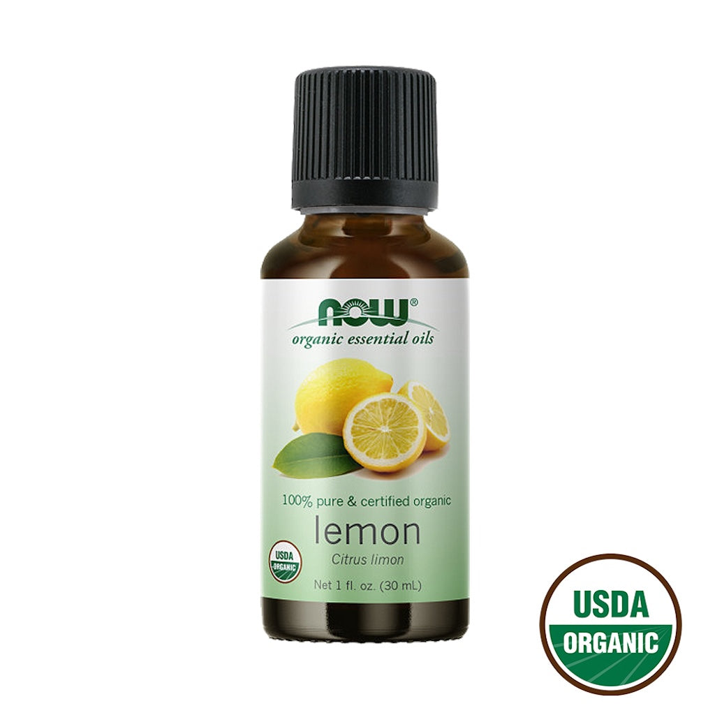 Now Essential Oils, 3 Variety of 30ml: Refreshing Citrus - Organic Lemon, Grapefruit, Spearmint