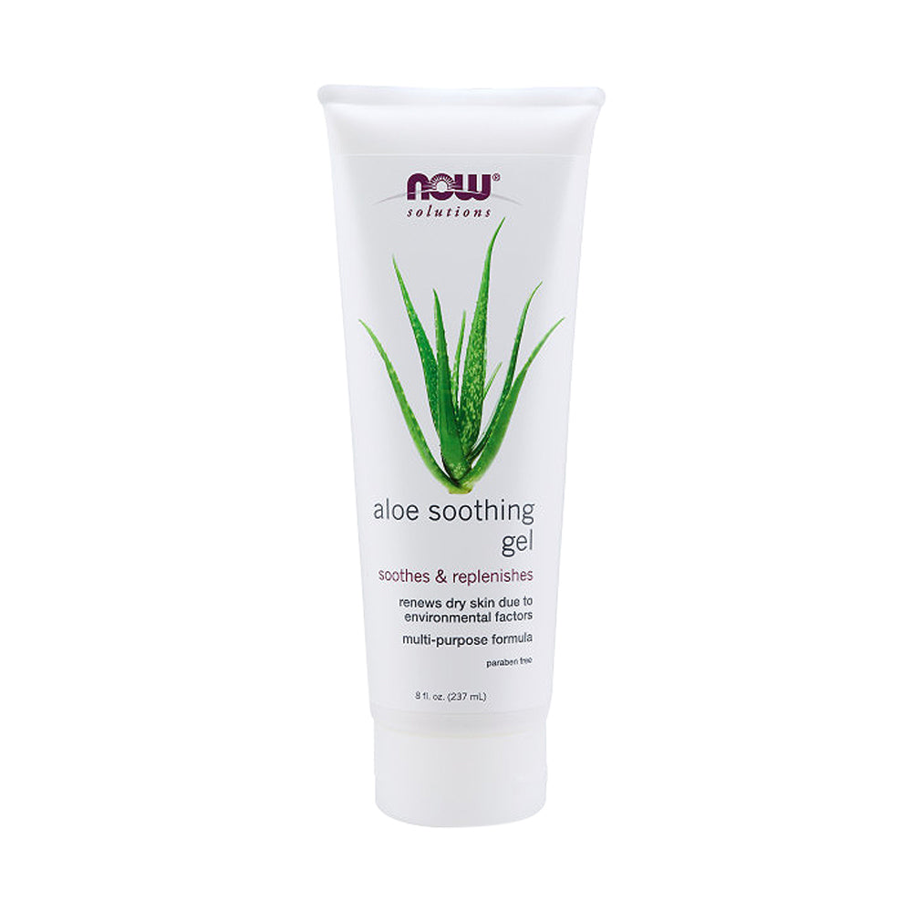 NOW Solutions, Aloe Soothing Gel, Soothes & Replenishes - 8 oz (237ML)