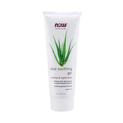 NOW Solutions, Aloe Soothing Gel, Soothes & Replenishes - 8 oz (237ML)