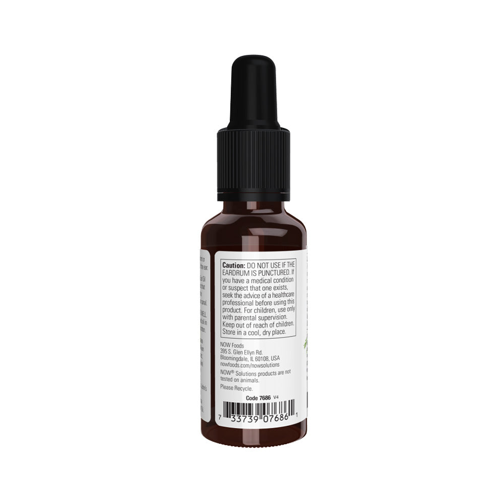 NOW Solutions, Ear Oil, Soothing Herbal Blend, Great on Mild Discomfort or Irritation, 1-Ounce (30 ml)