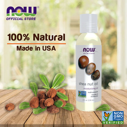 NOW Solutions, Shea Nut Oil, Moisturizing Oil, 4 oz (118 ml)