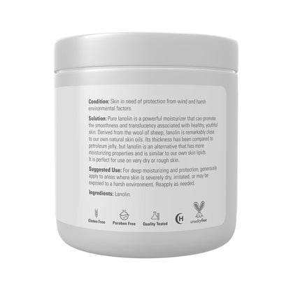 NOW Solutions, Lanolin pure, Intense Protection, 7oz (198g)