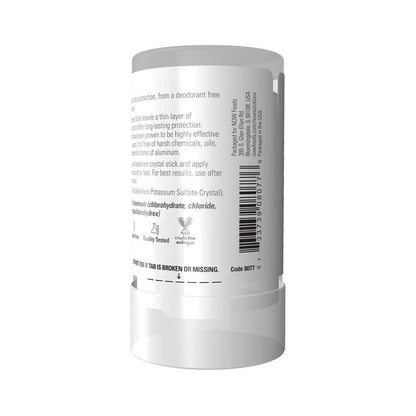NOW Solutions, Nature's Deodorant Stick, Deodorant Stone, 100% Pure and Natural, Long-Lasting Body Odor Elimination, 3.5 oz.