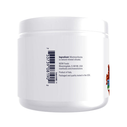 NOW Solutions, Mediterranean Red Clay Powder, pure powder for a Facial Cleaning Mask - 6 oz