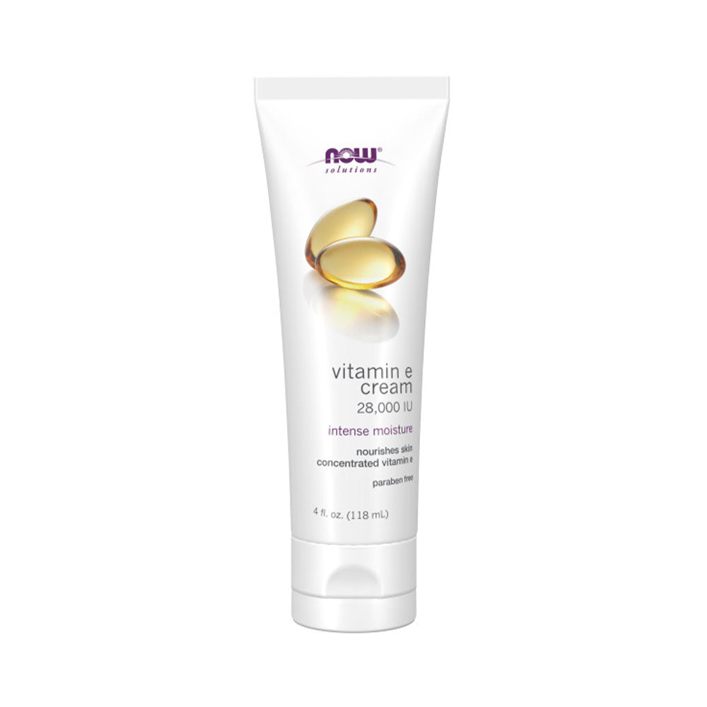 NOW Solutions, Vitamin E Cream 28,000 IU - 4 oz (118ml)