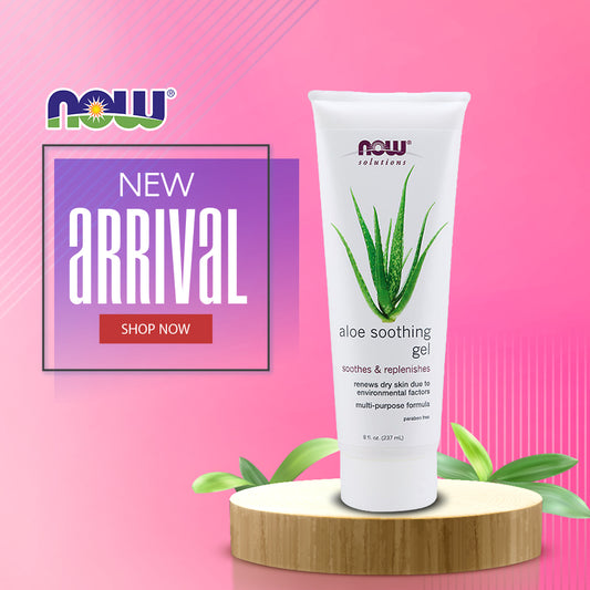 NOW Solutions, Aloe Soothing Gel, Soothes & Replenishes - 8 oz (237ML)