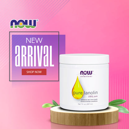 NOW Solutions, Lanolin pure, Intense Protection, 7oz (198g)