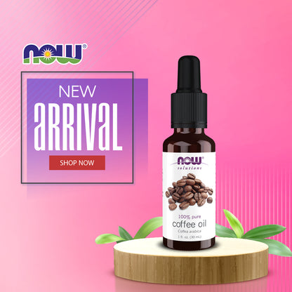 NOW Solutions, Coffee Oil, 100% Pure , 1oz (30ml)