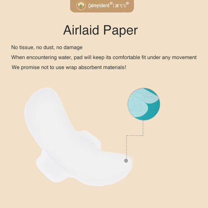 Calmfident Day Use Ultra-Thin Super Absorbent Sanitary Napkin Pads 245mm (10pcs) Orange