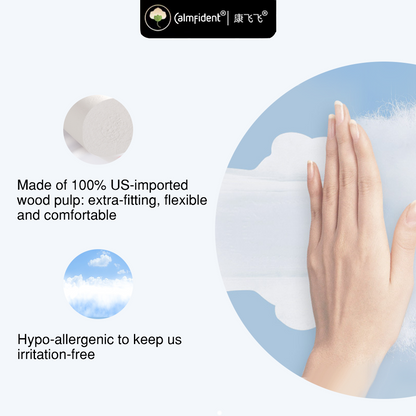Calmfident Night Use Sensitive Skin Series Sanitary Napkin Pads 285mm (10pcs) Black