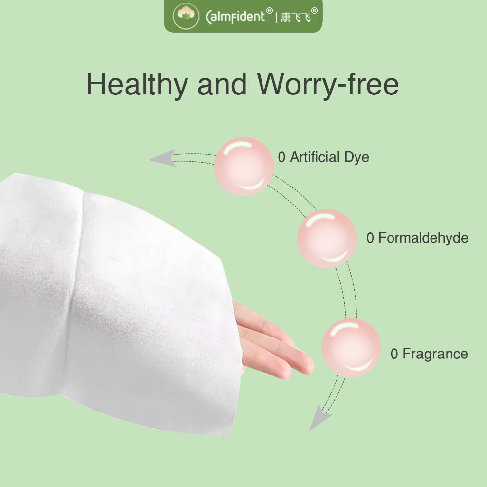 Calmfident Night Use Ultra-Thin Super Absorbent Sanitary Napkin Pads 285mm (10pcs) Green