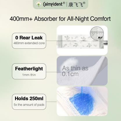Calmfident Overnight Menstrual Panties (5 pants per pack)