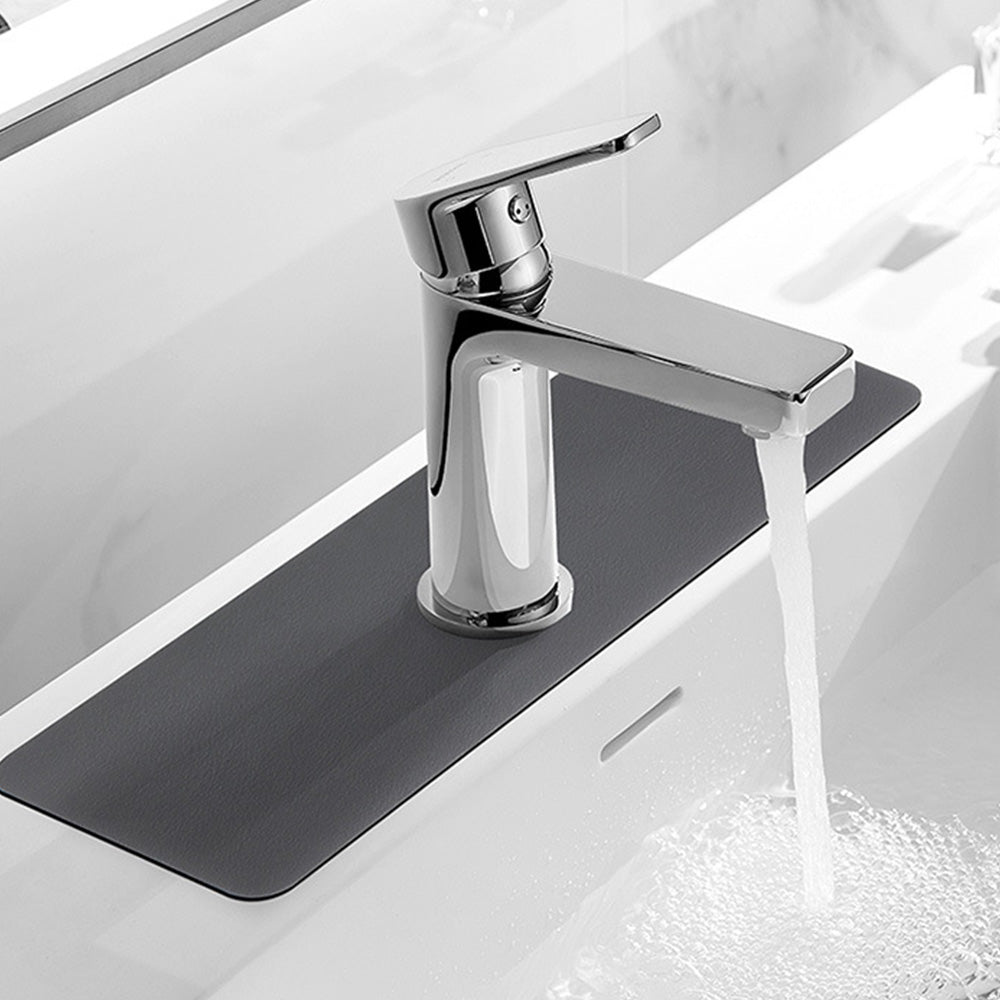 [Morilins Home] Soft Diatomaceous Earth Absorbent Mat for Kitchen/Bathroom Faucet, Fast Drying, Non-Slip, mould-resistant, splash-proof, 38x14cm
