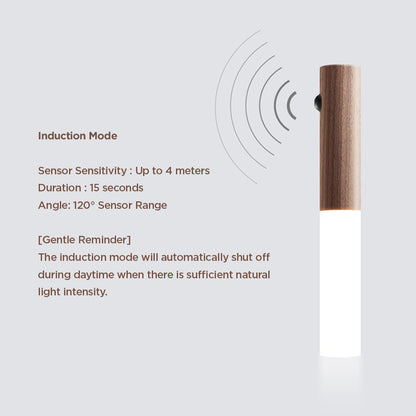 [Morilins Home] Modern Minimalist Atmosphere Lamp with Smart Motion Sensor, 1W LED Night Light, Removable Design, Magnetic with USB Charging