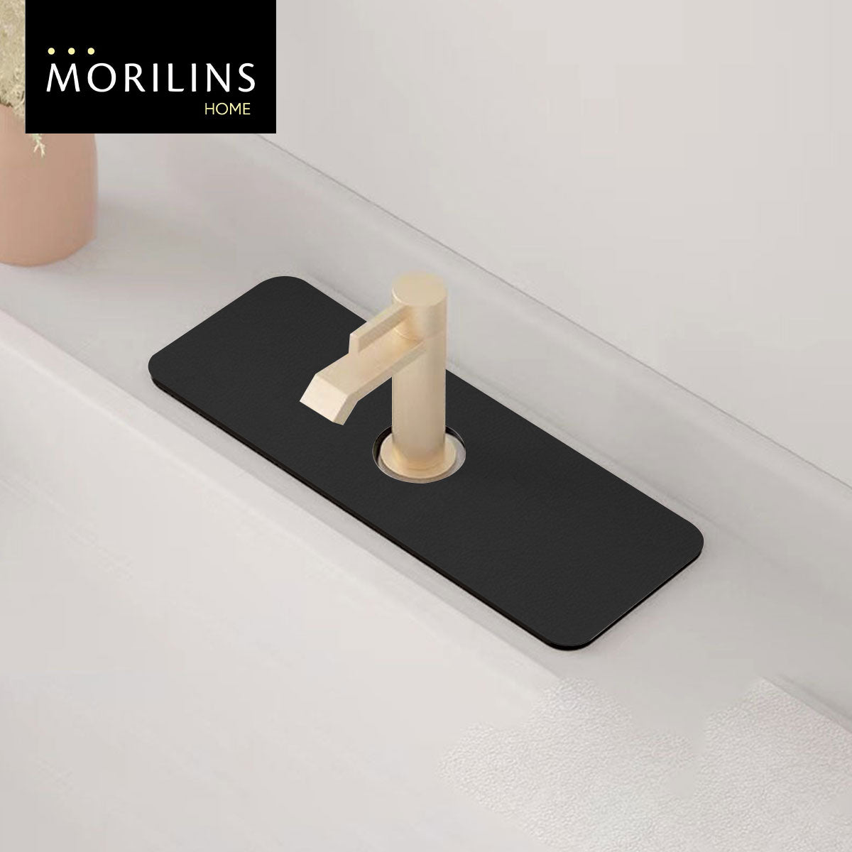 [Morilins Home] Soft Diatomaceous Earth Absorbent Mat for Kitchen/Bathroom Faucet, Fast Drying, Non-Slip, mould-resistant, splash-proof, 38x14cm