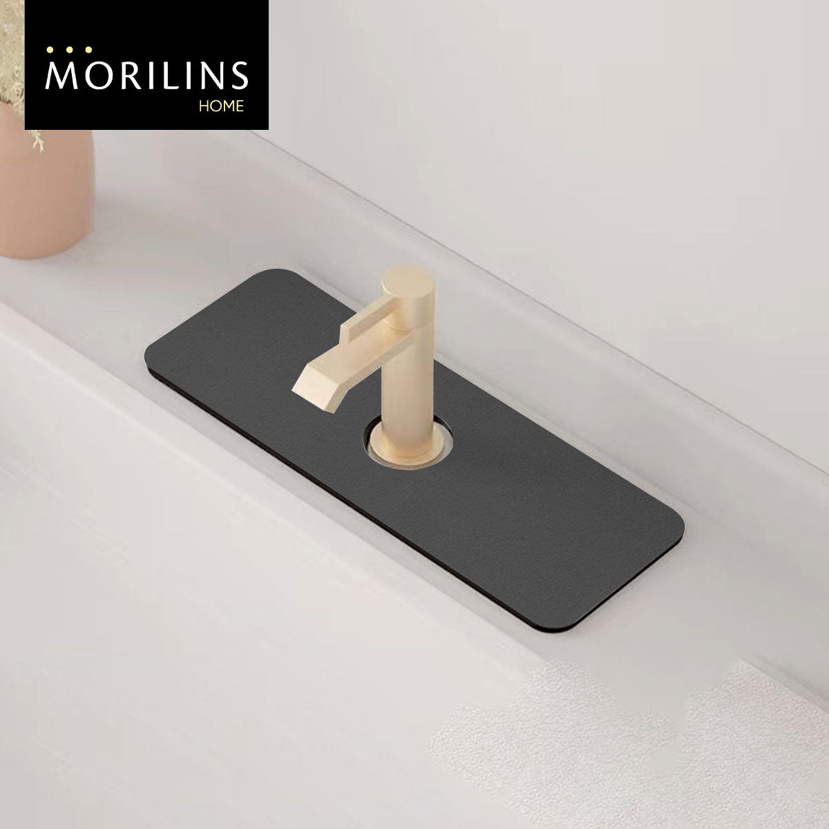 [Morilins Home] Soft Diatomaceous Earth Absorbent Mat for Kitchen/Bathroom Faucet, Fast Drying, Non-Slip, mould-resistant, splash-proof, 38x14cm