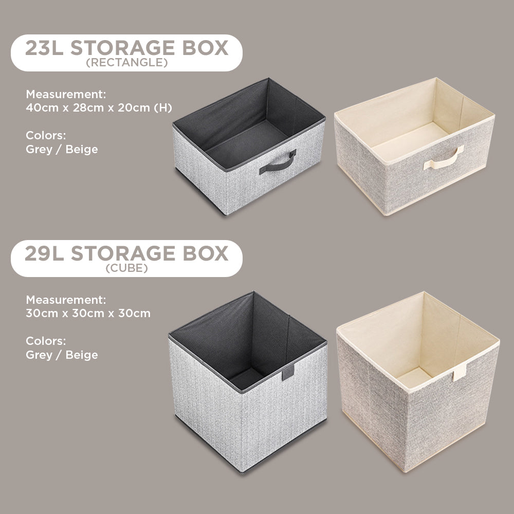 [Morilins Home] Contemporary Collapsible Rigid Rectangle Woven Storage Bin With Pull Handle, A Space-Saving & Convenient Organization on Shelves