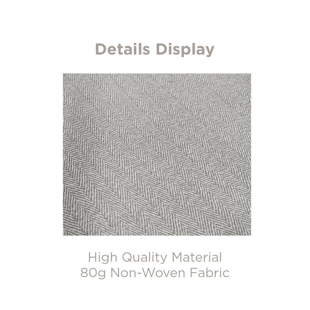 [Morilins Home] Contemporary Collapsible Rigid Rectangle Woven Storage Bin With Pull Handle, A Space-Saving & Convenient Organization on Shelves