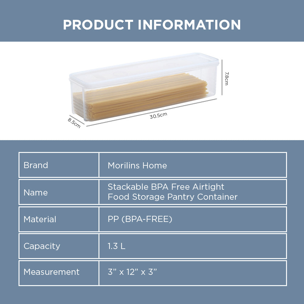 [Morilins Home] Set-of-3 Minimalist Design Stackable Food Storage Organizer/Containers, a pantry must-have - BPA-Free, Space-Saving in Stylish Khaki