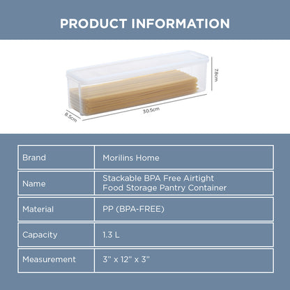 [Morilins Home] Set-of-3 Minimalist Design Stackable Food Storage Organizer/Containers, a pantry must-have - BPA-Free, Space-Saving in Stylish Khaki