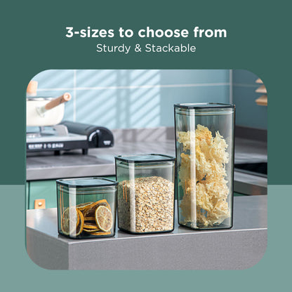 [Morilins Home] Airtight Food Storage Containers, BPA Free Plastic Food Grade Containers with silicone seal lids, for Kitchen Pantry Organization and Storage